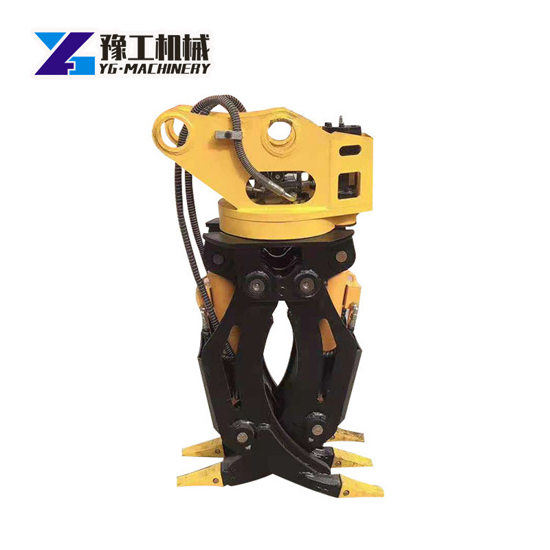 Good price hydraulic wood grapple excavator wood grapple tree shear