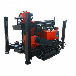 Rail drilling machine for railway minifix engineering pile