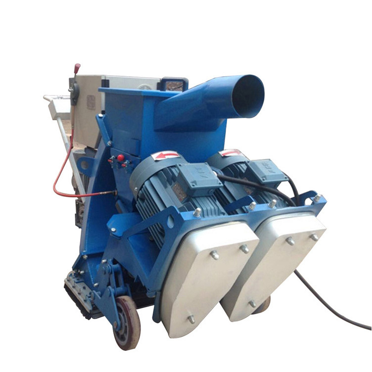 Airport Runway Rubber Deposit Removal Equipment Concrete Floor Horizontal Shot Blasting Machine For Sale