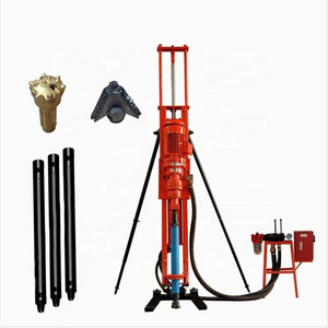 Factory price electric borehole drilling rig dth drilling rig with spare parts