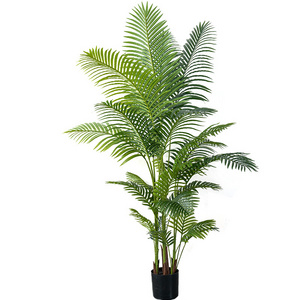 High Quality Most Popular Palm Tree Artificial Artificial Plants Wholesale 1.5m Hawaii Palm Tree Plants Artificial