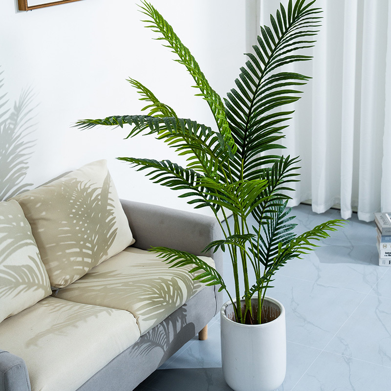 High Quality Most Popular Palm Tree Artificial Artificial Plants Wholesale 1.5m Hawaii Palm Tree Plants Artificial