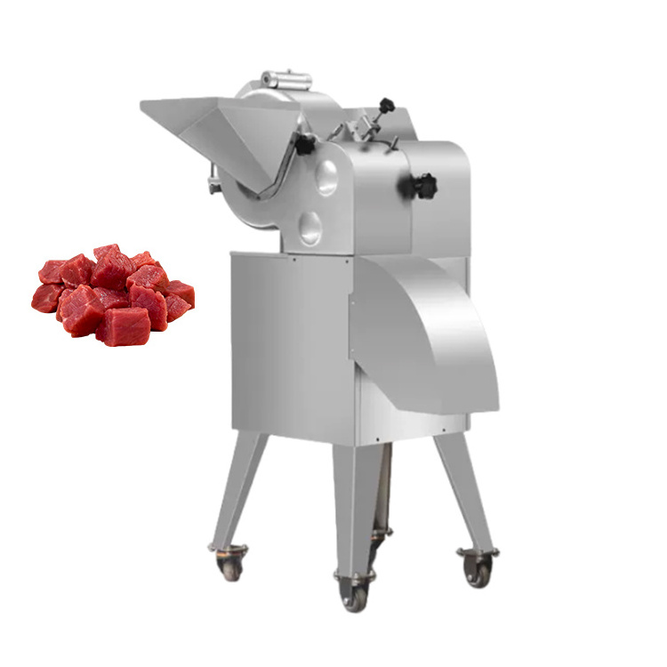 Chicken Breast Meat Cube Cutter Machine Beef Meat Cube Dice Cutting Machine Frozen Meat Cutter Food Chopper And Slicer