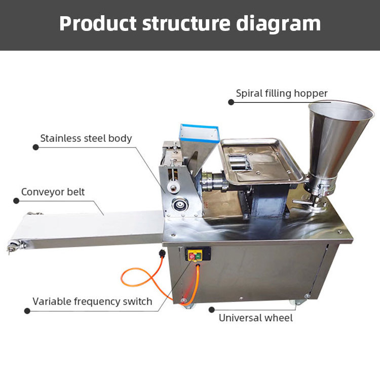 Hot Samosa Making Machine Automatic Chinese Dumpling Wrapper Maker Can Change The Mold  commercial for small businesses