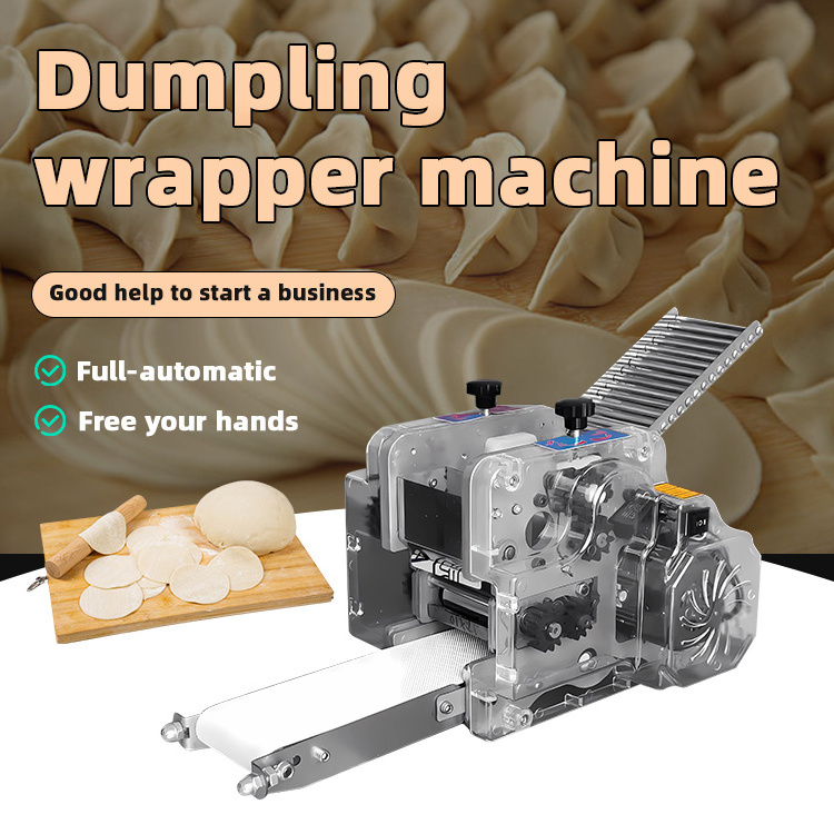 Tabletop Mini Dumpling Wrapper Machine Dough Press Wonton Skin Making Machine Tortilla Roti Chapati Maker Gyoza Skin Machine