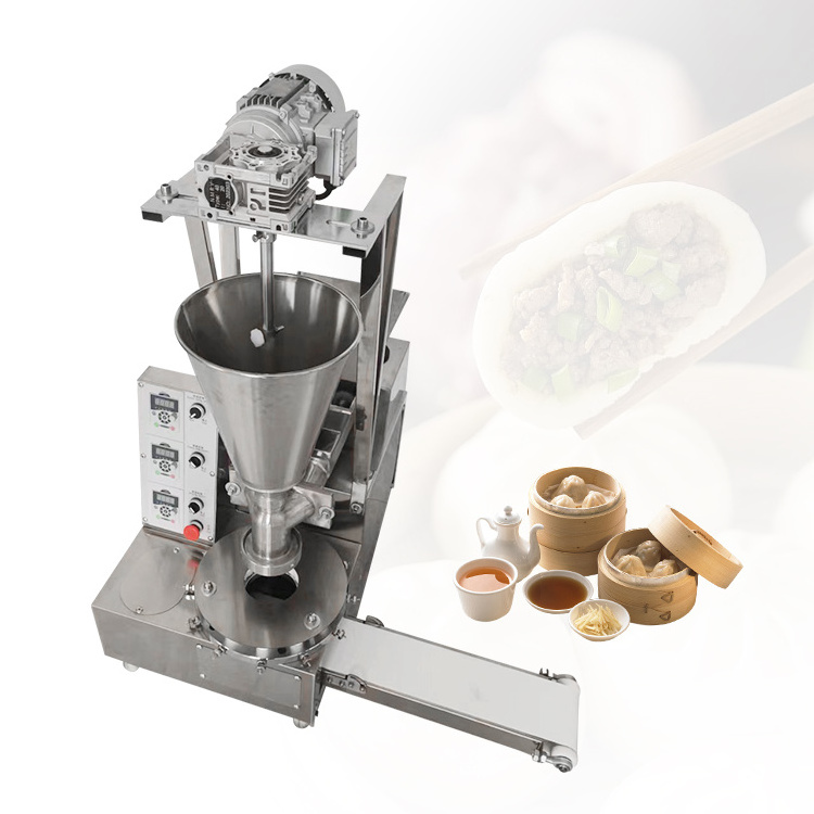 Automatic Soup Dumpling xiaolongbao baozi Dimsum Machine Nepal Steamed Stuffed Bun Momo Making Machine