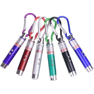 Laser funny cat stick New Cool 2 In 1 Red Laser Pointer Pen With White LED Light Children Play Cat Toy