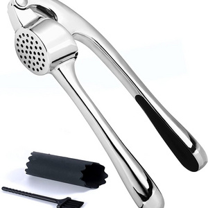 Best Selling Kitchen Tools Manual Garlic Crusher Zinc Alloy Garlic Press Crusher