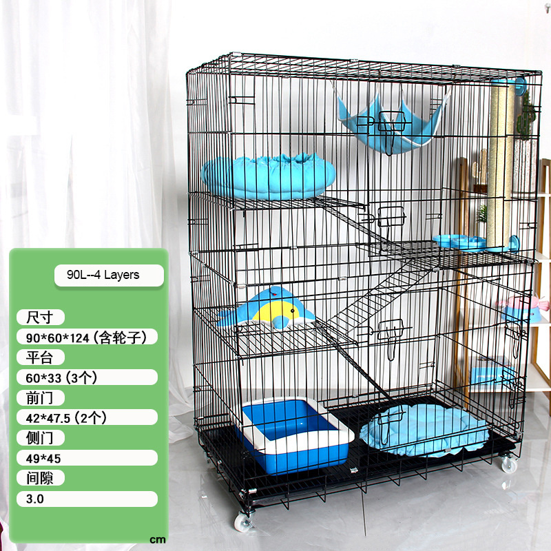 Best quality pet large folding stainless steel wire pet cat cages out door for dog cat house metal dog crate