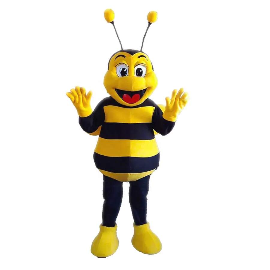 Custom Stuffed Plush Human Doll Costume Unisex Cosplay Cartoon Mascot Costumes Display Style Creative Bee Clothing Design