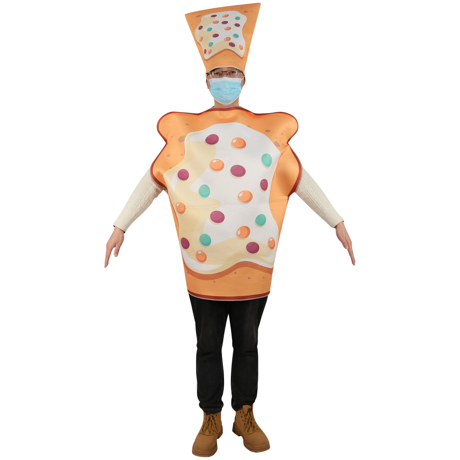 Hot sales halloween costumes Egg bread beer bottle game controller stage show costume cosplay doll mascot costume