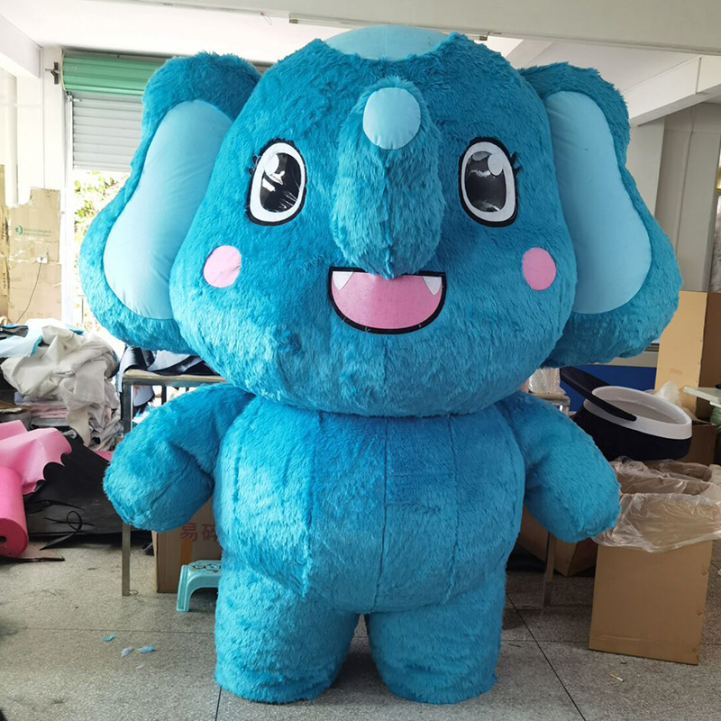 Plush mascot cosplay clothing Inflatable gorilla 2 m/2.6 m custom animal panda tiger elephant bear koala walking  mascot costume