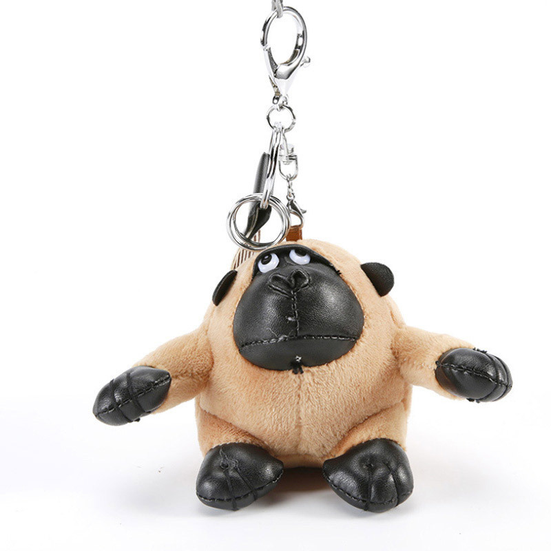 Custom toys keychain monkey keyrings plush toy bag hanging toy Gorilla stuffed soft monkey keychain