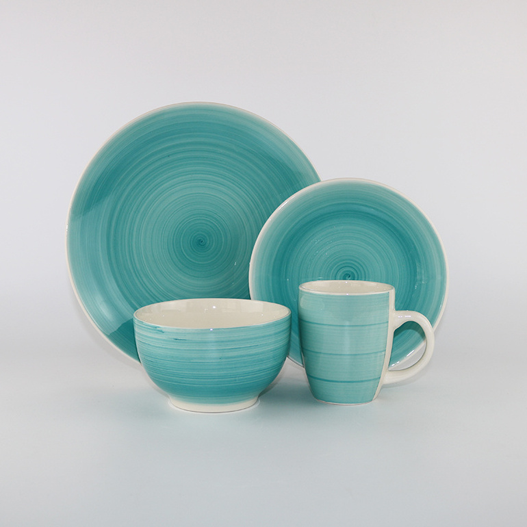 Tangshan bone china ceramic dinnerware set, ceramic tea set made in china