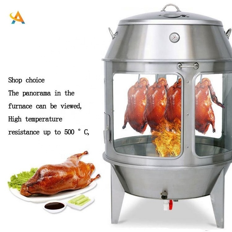 Chinese Peking Duck Roast Charcoal Oven Stainless Steel Commercial Duck Roast Lamb Grill BBQ Oven