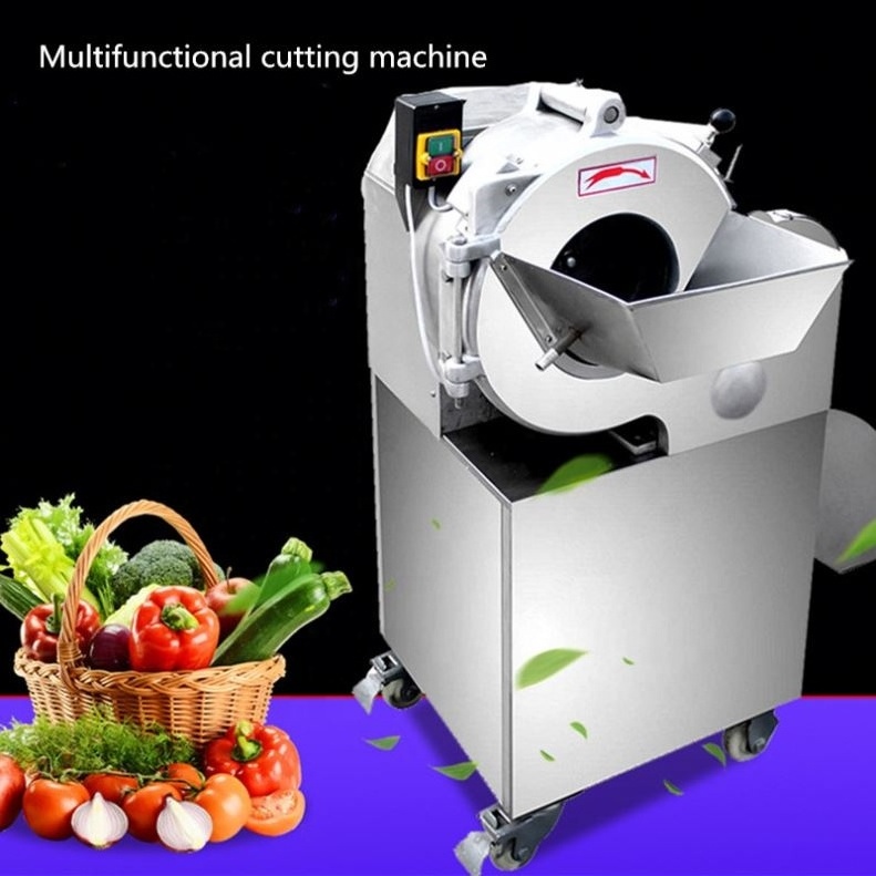 Factory Supplying Commercial Vegetable Dicer Automatic Fruit Cantaloupe Dicing Cut Onion Tomato Cubes Machine