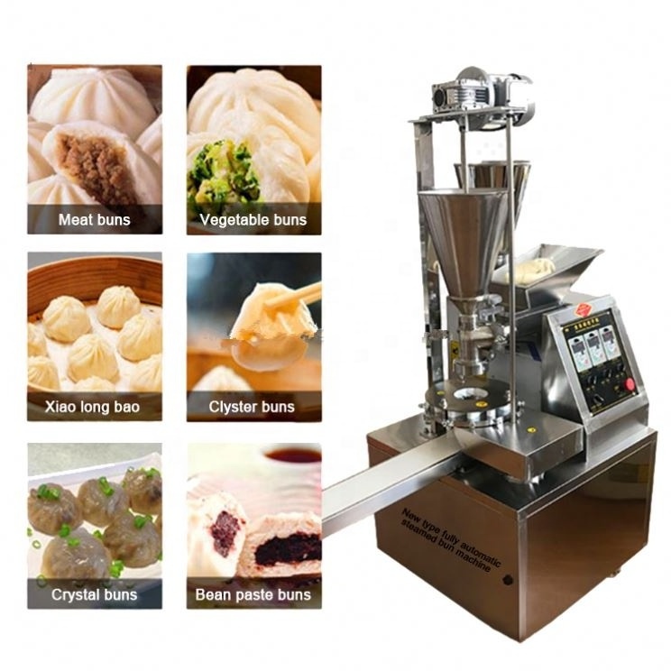 Cheap Price High Quality Chinese Momo Making Machine Pork Bun Making Machine Vegetable Baozi Steamed Stuffed Bun Machine