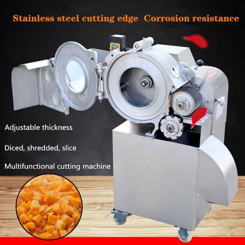 Factory Supplying Commercial Vegetable Dicer Automatic Fruit Cantaloupe Dicing Cut Onion Tomato Cubes Machine