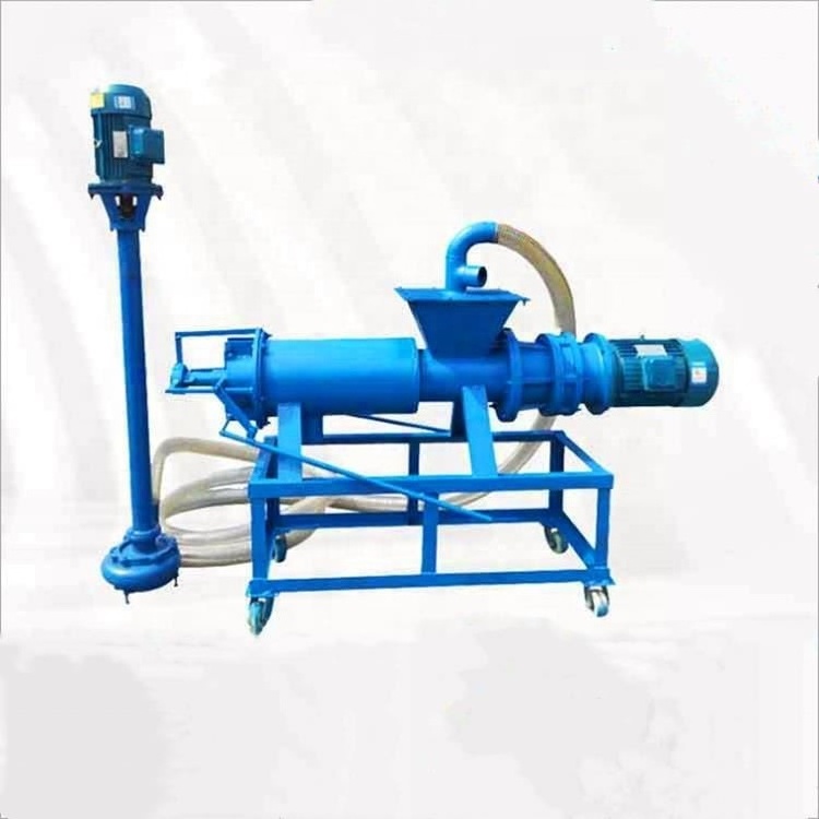 Good quality automatic poultry waste dewatering machine/chicken manure dryer/cow dung dewatering machine