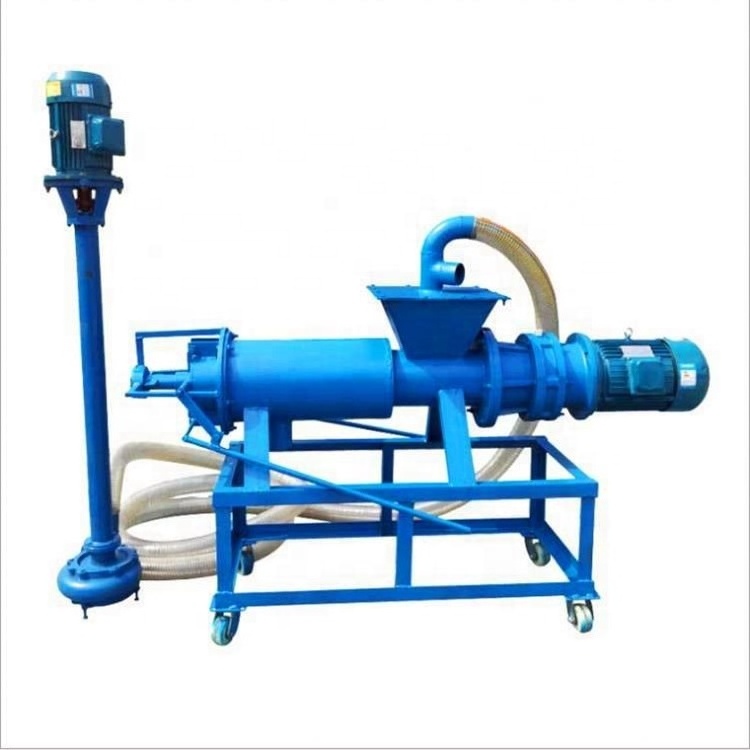 Good quality automatic poultry waste dewatering machine/chicken manure dryer/cow dung dewatering machine