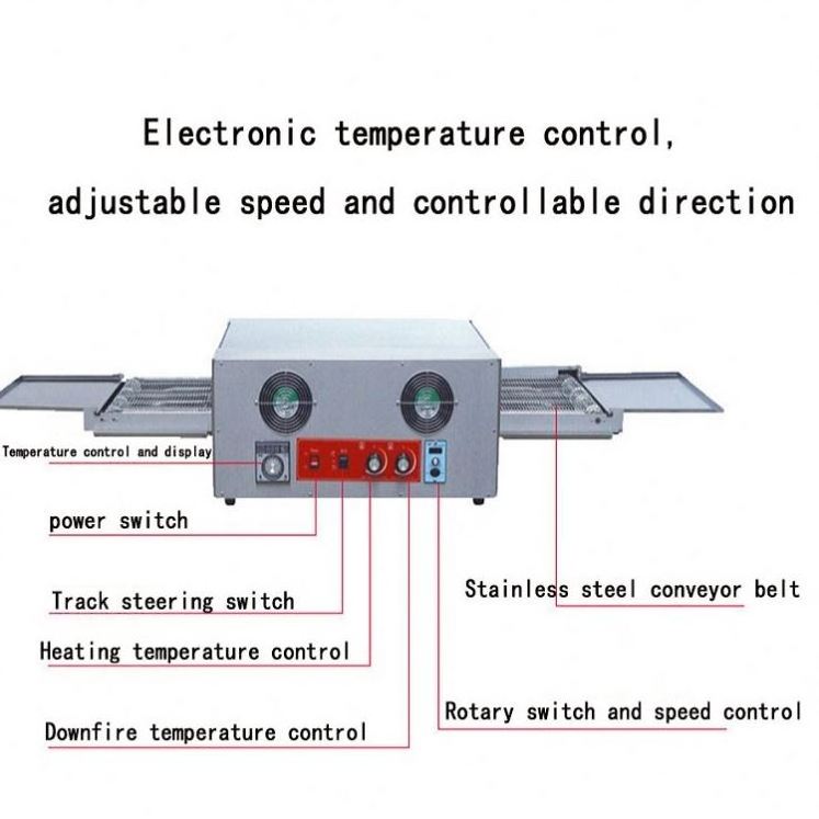 Best Quality China Manufacturer Pizza Oven Conveyor Wood Fired Stainless Steel Electric Gas