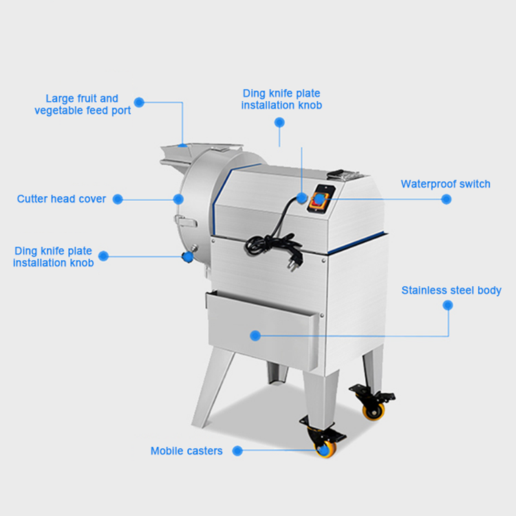 Professional Electric Multi Functional Cabbage Cutting Machine Vegetable Cutter And Chopper