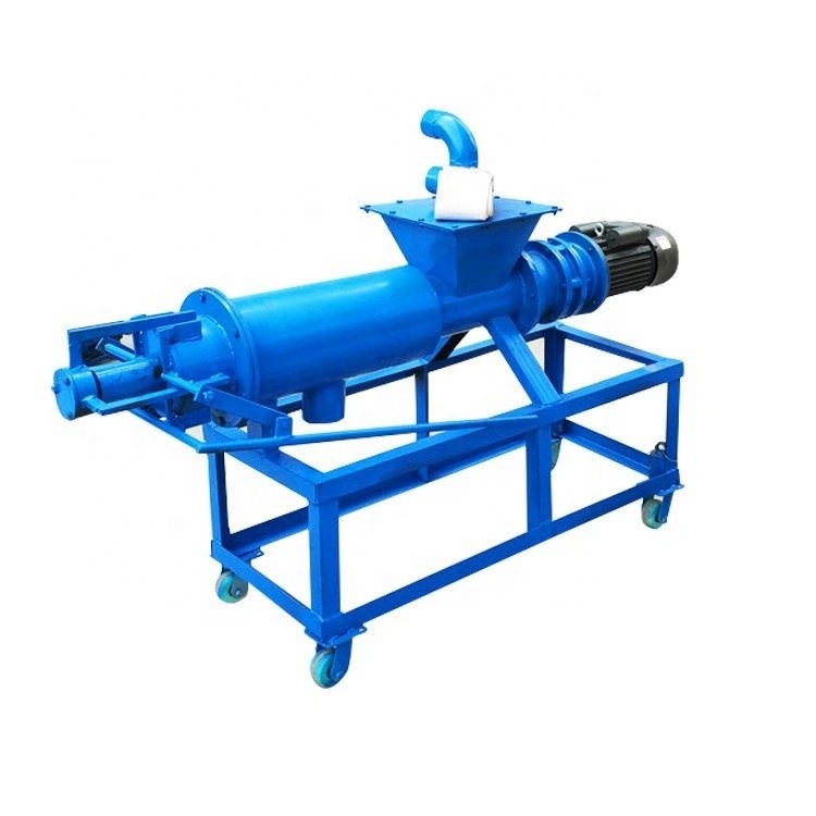 Good quality automatic poultry waste dewatering machine/chicken manure dryer/cow dung dewatering machine