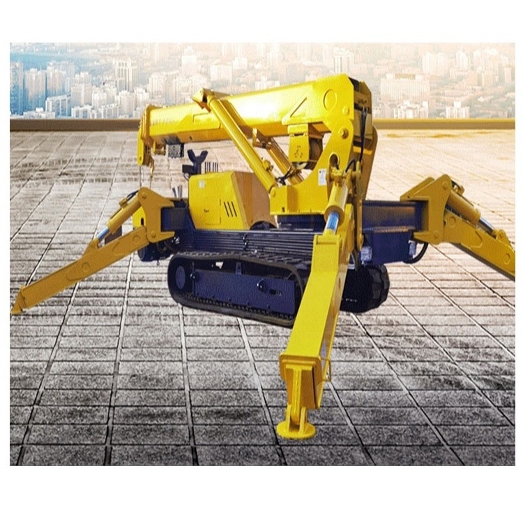 Good quality Truck Mounted Spider Crane Tower Building 3 Ton Boom Lift 8 Ton Lifting Belt Spider Cranes