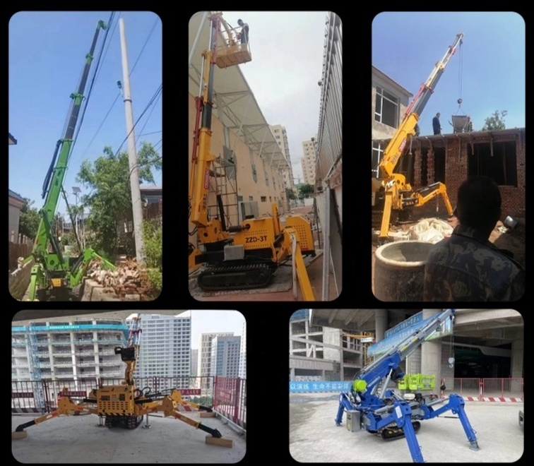 Manufacturer Sale 6t unic spider crane eternalwin spider crane vote spider crane