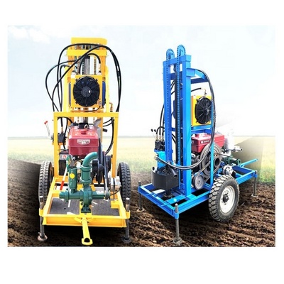 New type Diesel 150m water well rock drill rig machine Portable Rig Drill Hydraulic Water Well Drilling Rig For Sale