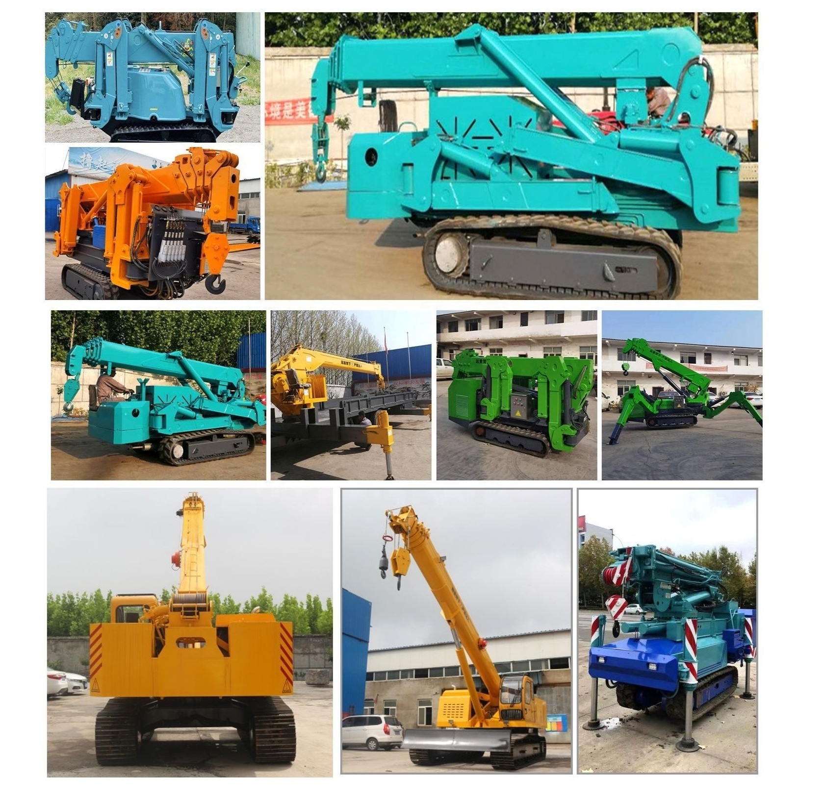 Manufacturer Sale 6t unic spider crane eternalwin spider crane vote spider crane