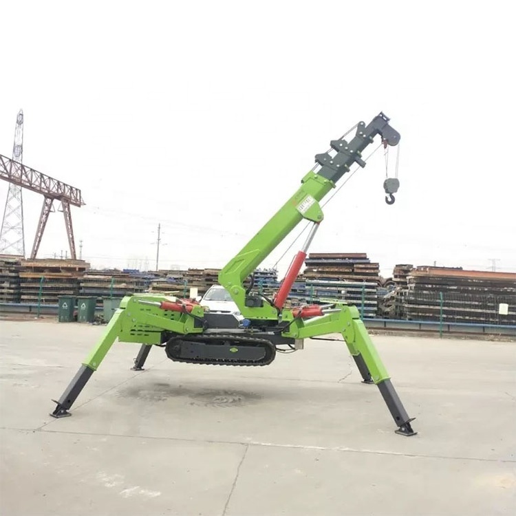 Good quality Truck Mounted Spider Crane Tower Building 3 Ton Boom Lift 8 Ton Lifting Belt Spider Cranes