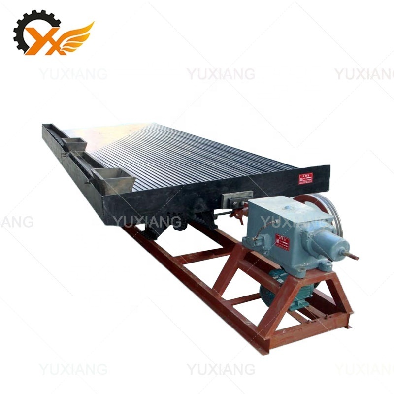 Small Scale Mineral Rock Ore Gravity Separator Machine Vibration Gold Shaking Shaker Table for Gold Mining