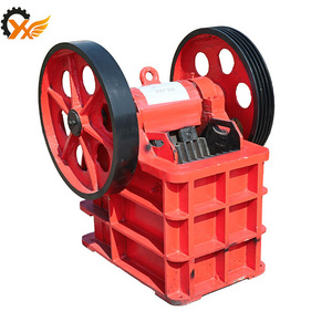 Mobile Portable Small jaw crusher rock stone crushing machine Pe250x400 mini jaw crusher driven by motor with screen