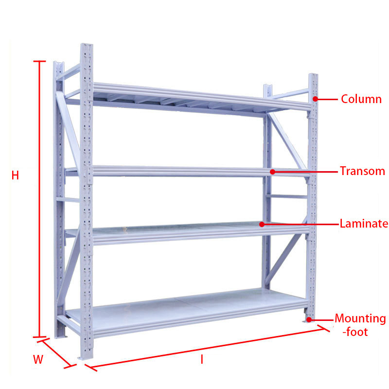 Multilayer shelves Collapsible  standing shelving unit shelves Metal storage collapsible pantry racks with wheels