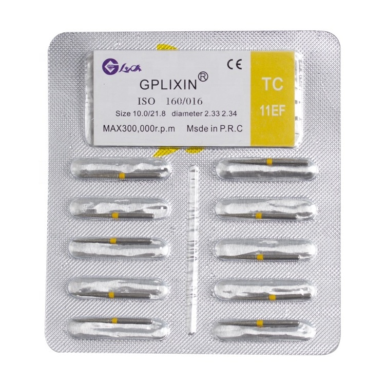 Dental burs Strong Cutting force Polishing surgical burs Dental Diamond Burs for High Speed Handpiece