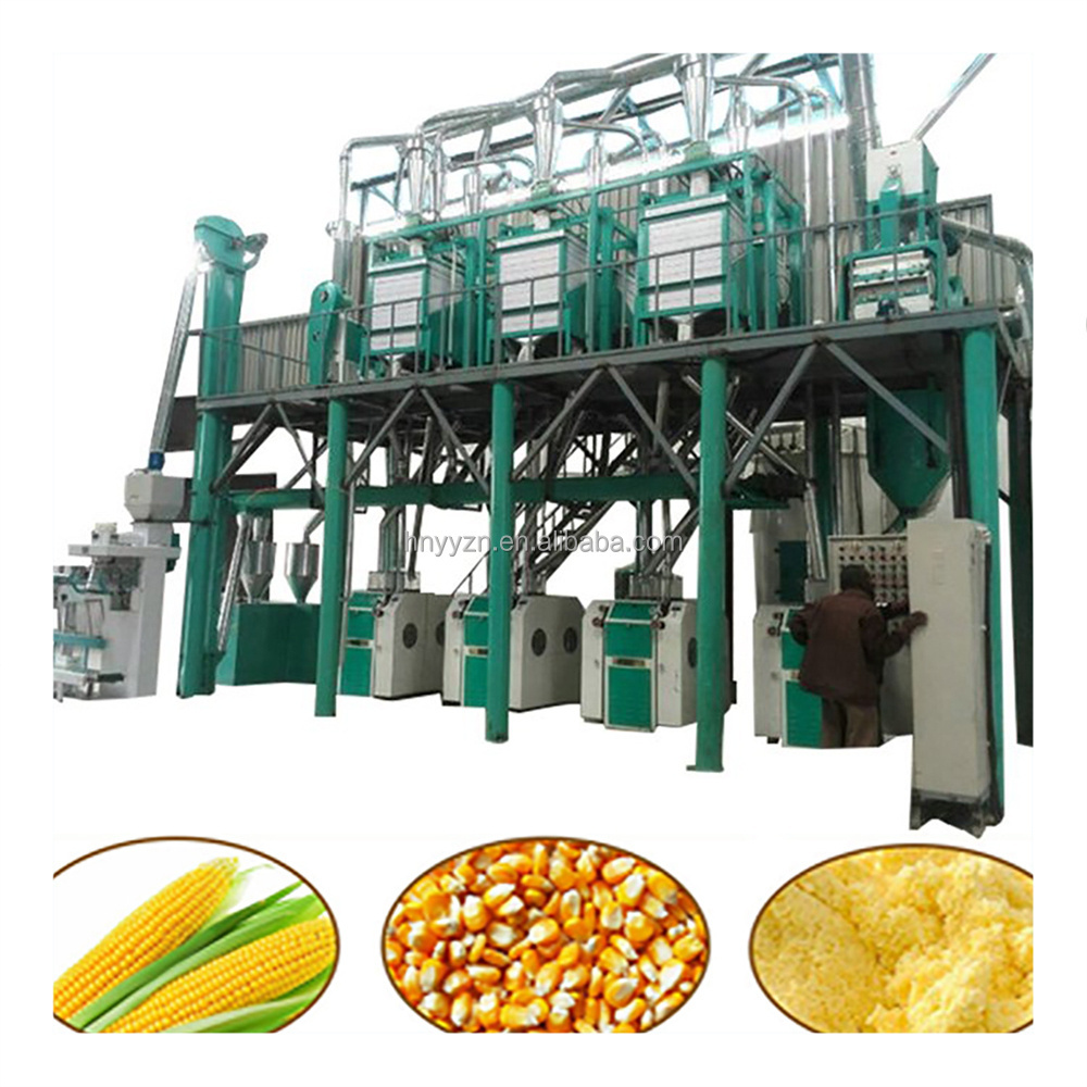 Small Capacity Automatic 10tpd 20tpdwheat Maize Corn Semolina Roller Flour Grinding Machine Wheat Flour Mill Milling Machine