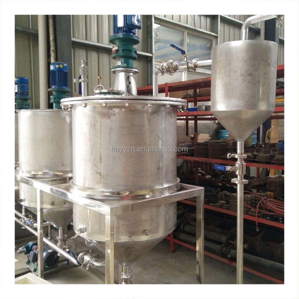 refined soybean oil machinery mini crude oil refinery plant cost