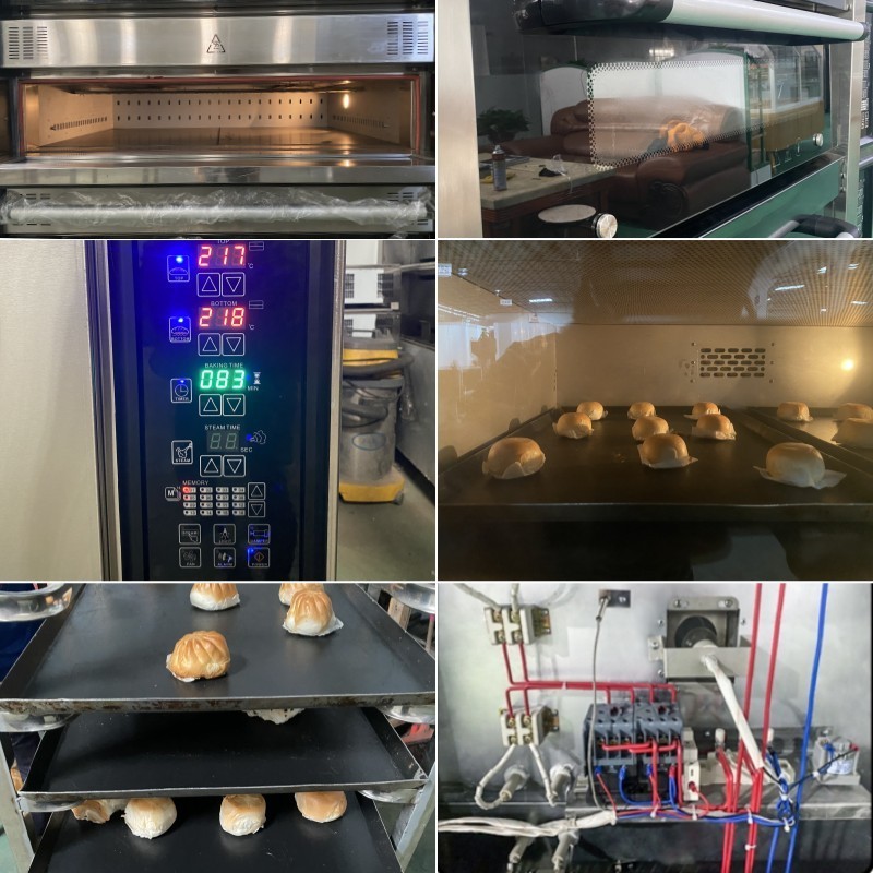 1 Deck 2 Deck Commercial Bakery Baking Oven Machine Home Use and Hotels Electric Gas Bread Making Bakery Deck Oven