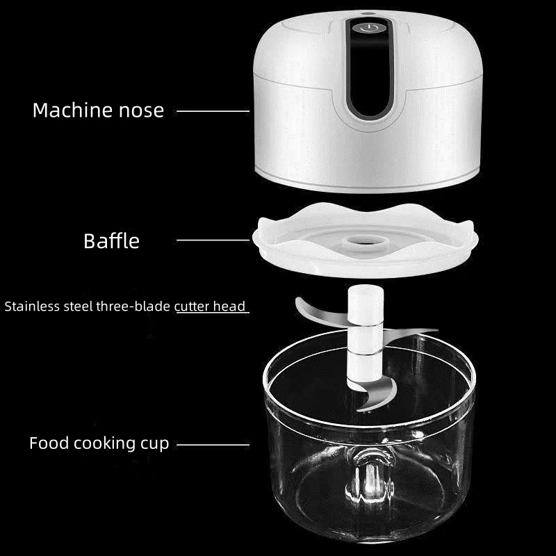 Wholesale Manufactures Electric USB Mini Vegetable Chopper Machine Meat Grinder Fruit Nuts Onion  Garlic Food Chopper Mincer