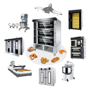 Complete Bakery Machines Industrial Full Set Bread Cake Baking Equipment Oven for Bakery Sale