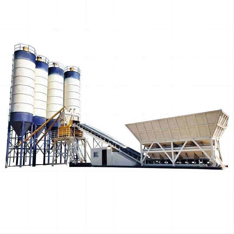 Mhzs90 Manufacturer Concrete Batching And Mixing Plant 90M3/H Foundation-Free Concrete Mixing Plant For Hydro-Power Projects