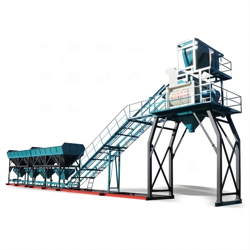 Mhzs90 Factory Price Mini Oritable 90M3/H Ready Universal Mixing Plants Batching Station For Hydro-Power Projects