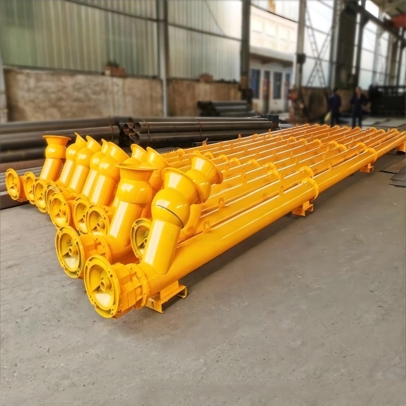 Lsy325*10 Screw Conveyor Coal Ash Cement Sludge Tube Stainless Steel Shaftless Auger Blade Loader Screw Elevator