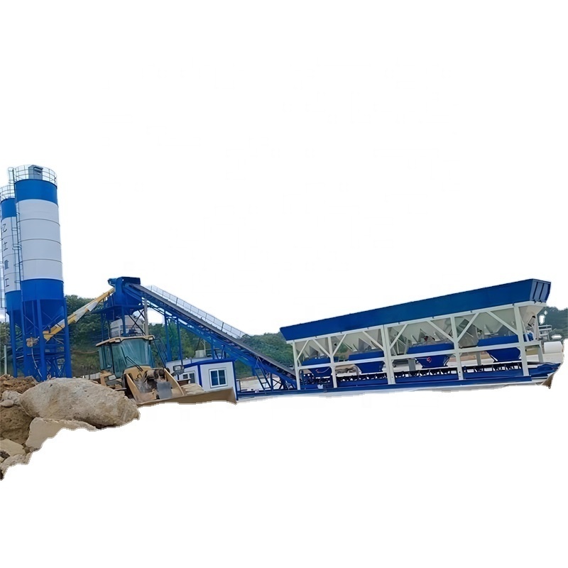 Mhzs90 Manufacturer Concrete Batching And Mixing Plant 90M3/H Foundation-Free Concrete Mixing Plant For Hydro-Power Projects