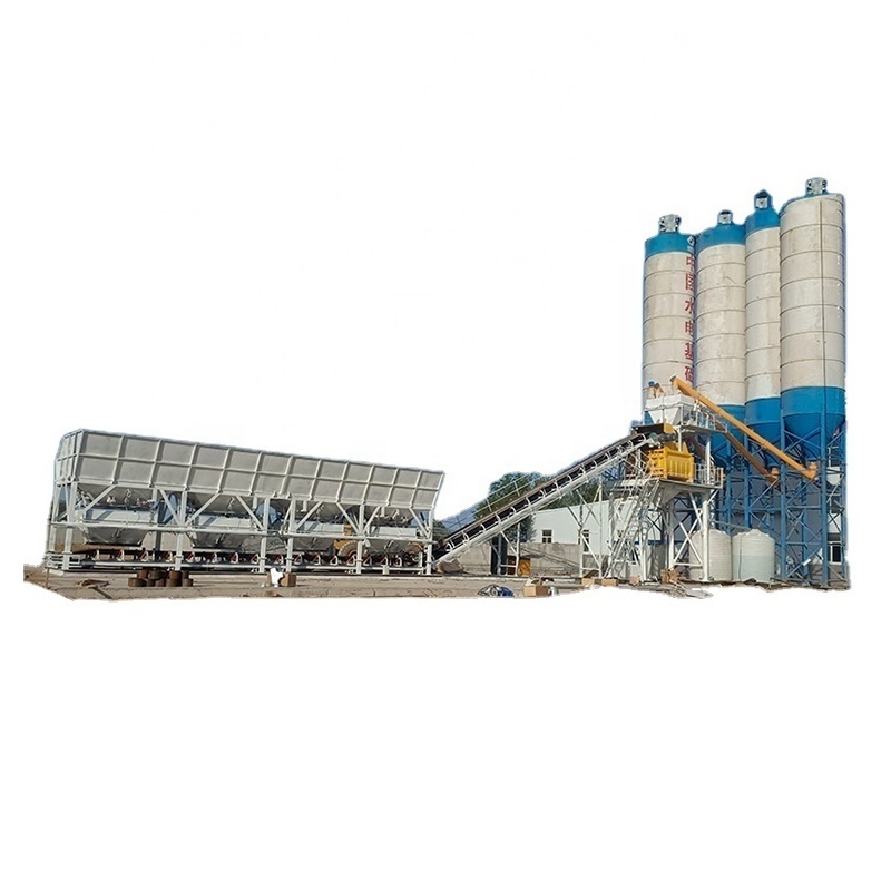 Mhzs90 Manufacturer Concrete Batching And Mixing Plant 90M3/H Foundation-Free Concrete Mixing Plant For Hydro-Power Projects