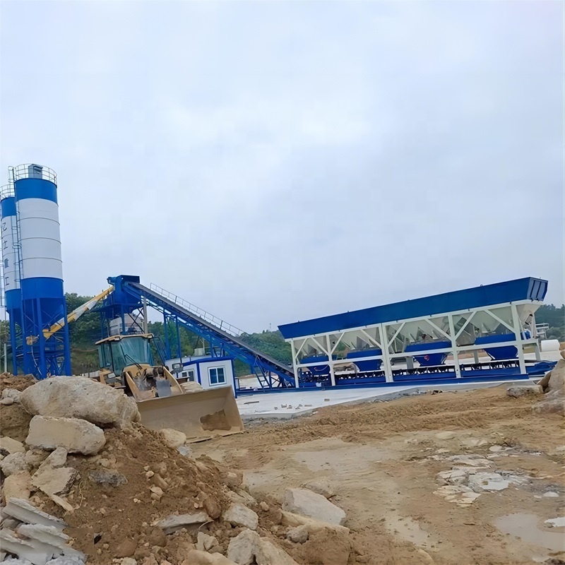 Mhzs90 Factory Price Mini Oritable 90M3/H Ready Universal Mixing Plants Batching Station For Hydro-Power Projects