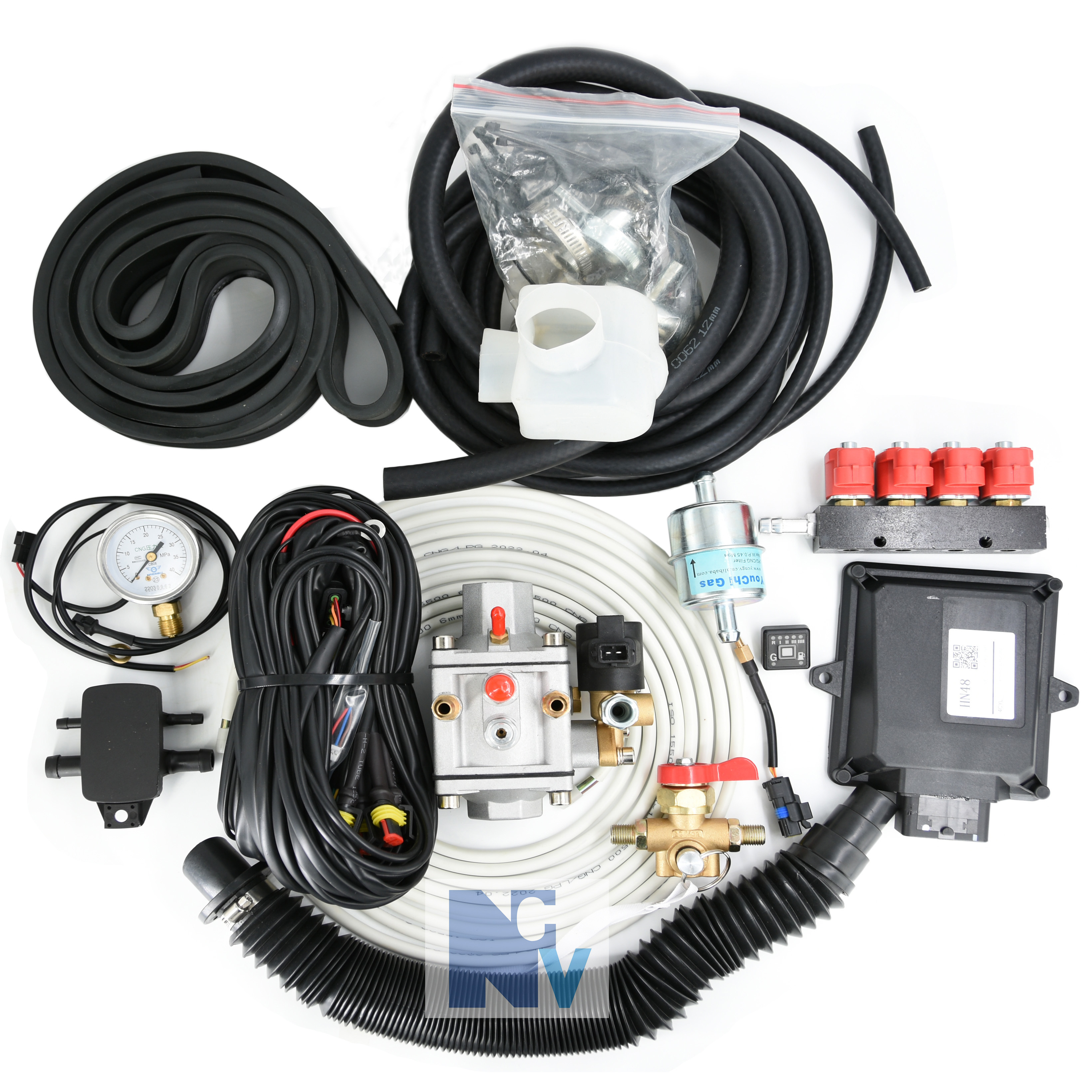 HN48 Lpg Conversion Kit  complete cng kit for 2/3/4/6/8 cylinder gas engine cng car conversation from petrol to gas