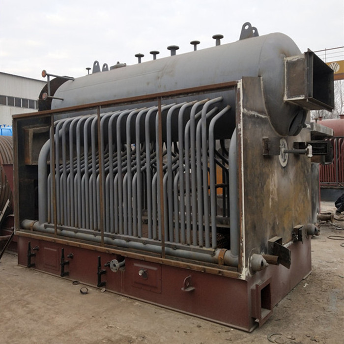 DZH Moving Grate Stoker Horizontal Solid Fuel Wood Pellet Steam Boiler for Sale