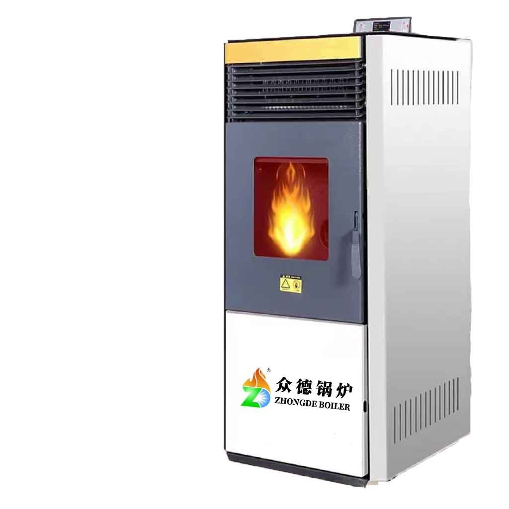 ZHONGDE HIGH QUALITY stove fireplace biomass pellet fired boiler home/domestic heating pellet burning stove for sale